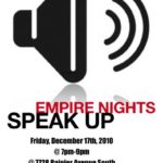 Empire Nights presents Speak UP! Dec. 17