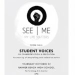 Student Voices on Transportation and Education Oct 22 Paul Robeson PAC, 6 pm