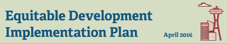 Equitable Development Implementation Plan