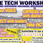 Free technology/social networking workshop for youth (14-19): June 19