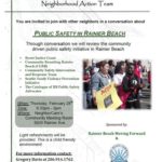 Rainier Beach Action Team Meeting – Public Safety in Rainier Beach RB Library Feb 28, 6:30