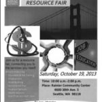 Bridging the Gap Resource Fair, October 19, Rainier Community Center