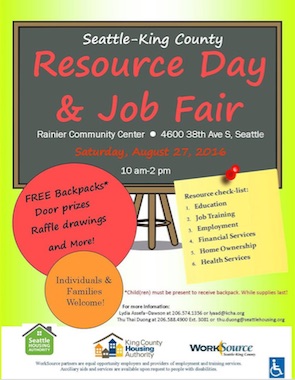 Seattle King County Resource & Job Fair