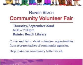 Rainier Beach Community Volunteer Fair