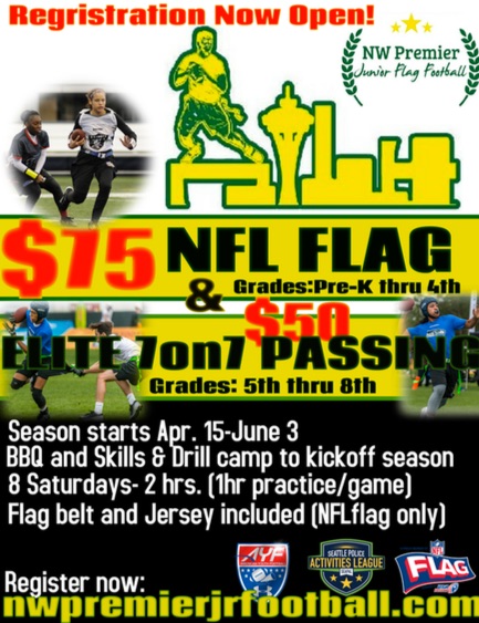 Register for NFL Flag Football!