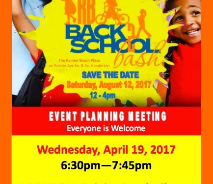 2017 RAINIER BEACH BACK 2 SCHOOL BASH!