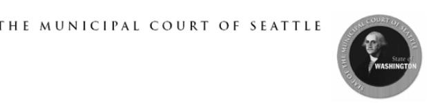 Seattle Municipal Court is having a Warrant Outreach Event