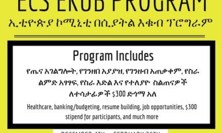 Enrolling!!: Ethiopian Community in Seattle’s Ekub Program