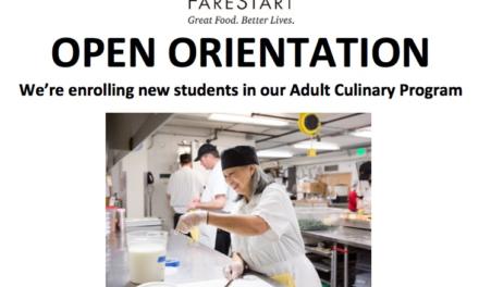 FareStart is NOW Enrolling for Adult Culinary Program!