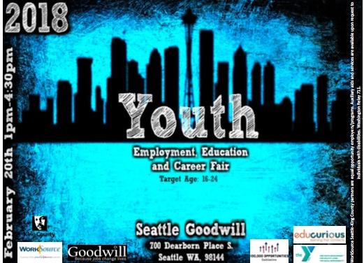 Youth & Young Adult Employment, Education & Career Fair!