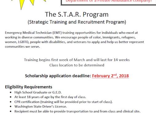 Full Scholarship for EMT