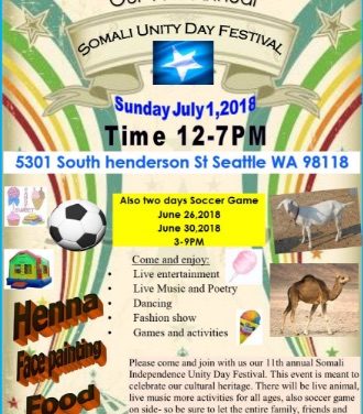 11th Annual Somali Unity Day Festival