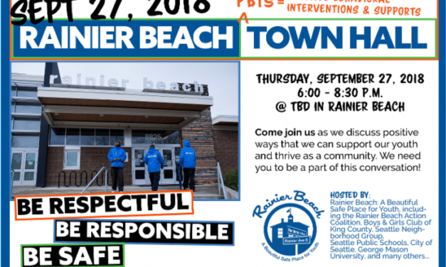 Rainier Beach PBIS Town Hall Save The Date!!